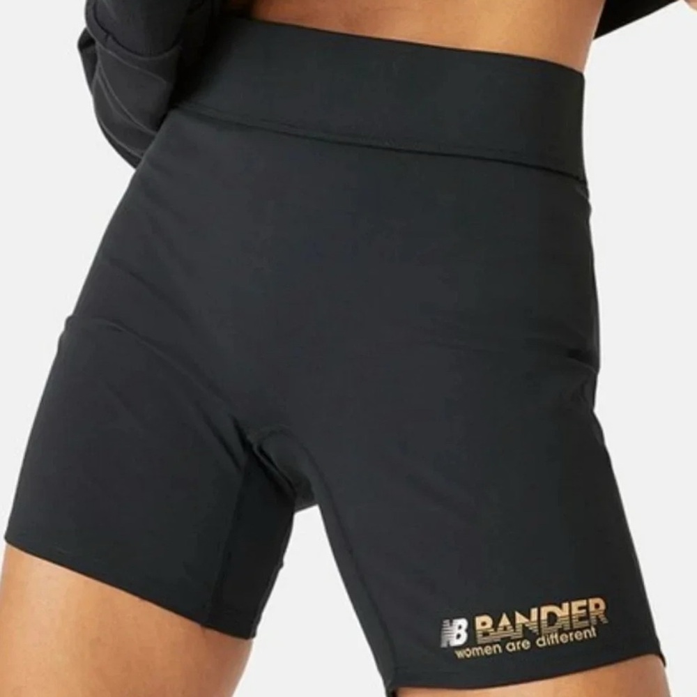New Balance Women's Black High-Waisted Shorts